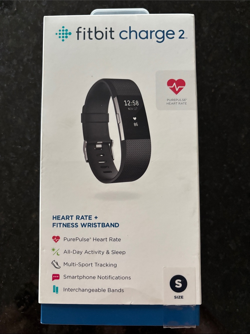 Fitbit Charge 2 Black Fitness Wristband
